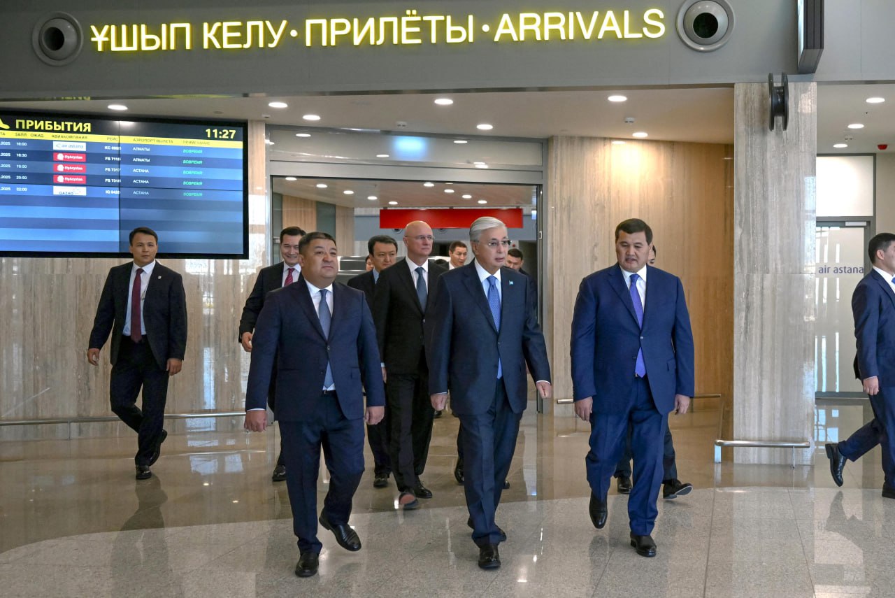 Президенттің  сапары «Қорқыт ата» халықаралық әуежайының жаңа терминалымен танысудан басталды