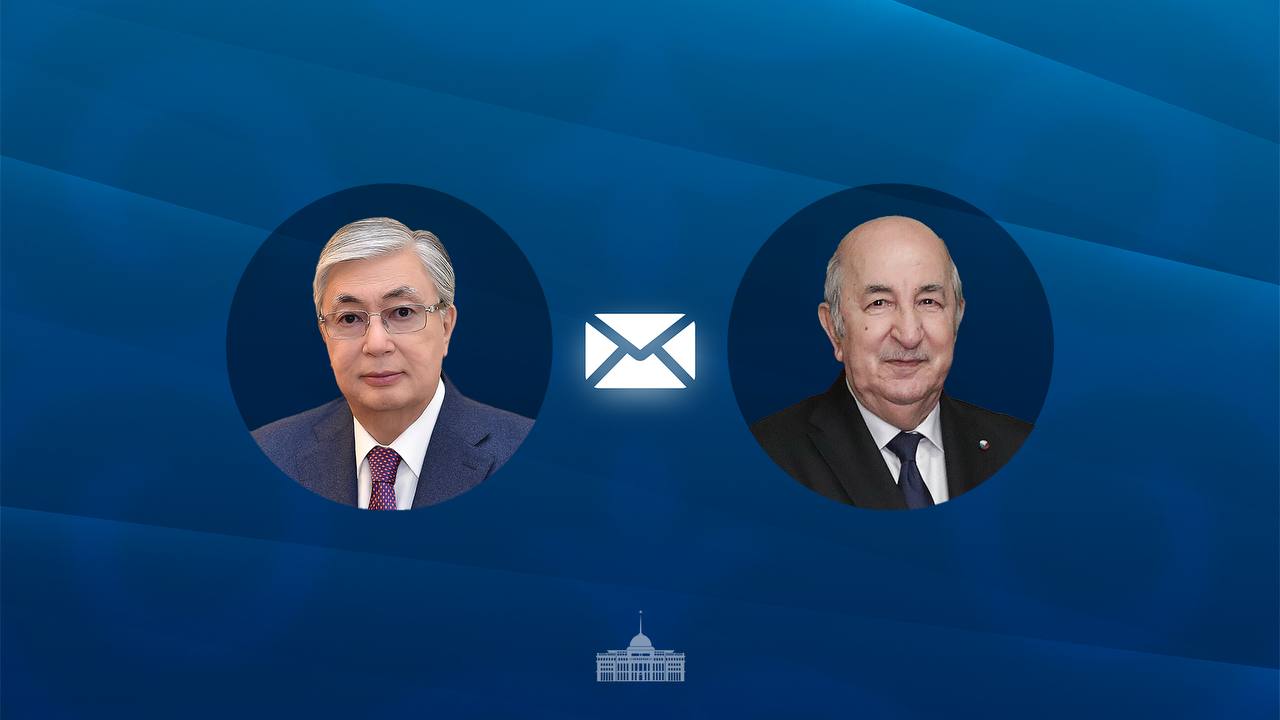 Мемлекет басшысы Алжир Президентіне құттықтау жеделхатын жолдады