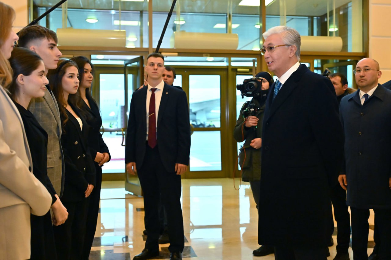 Президент Мәскеу мемлекеттік халықаралық қатынастар институтының студенттерімен кездесті