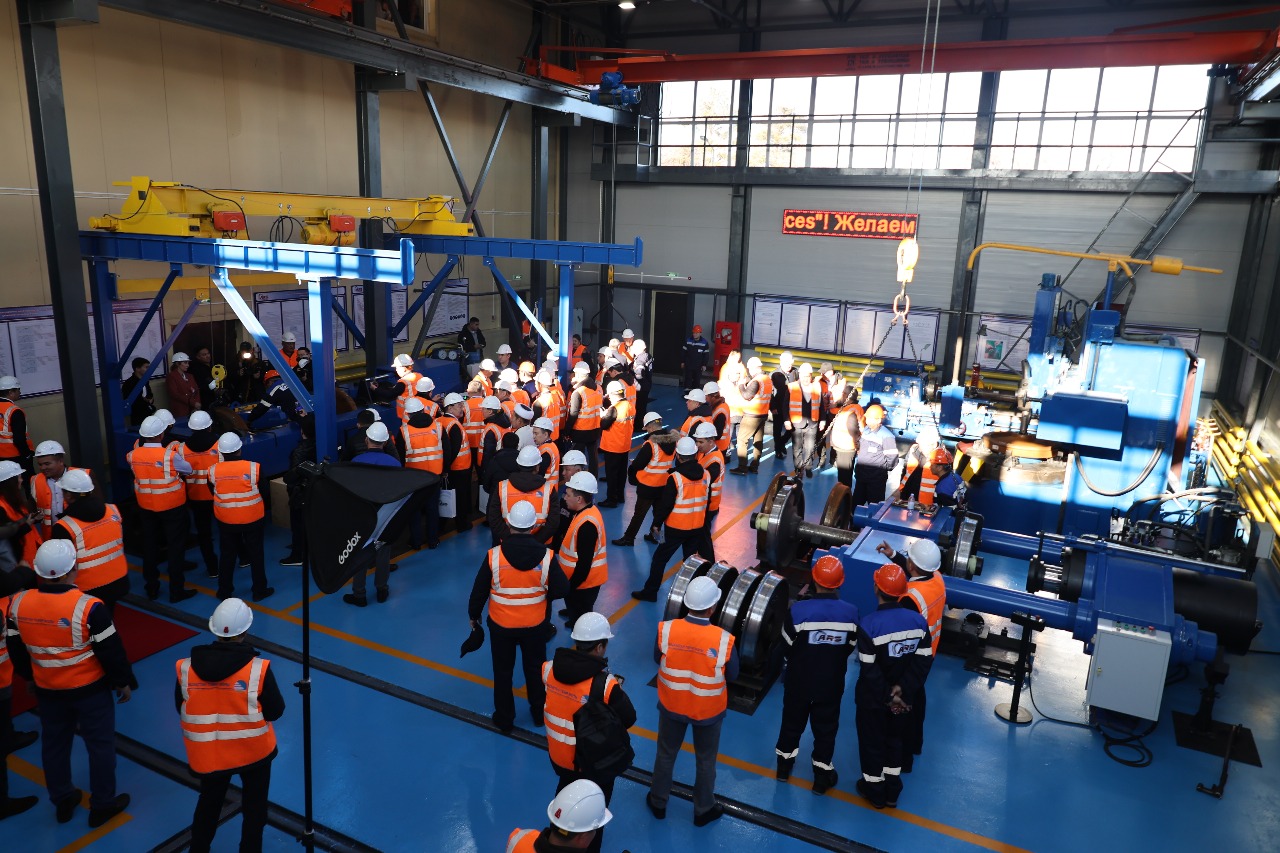 Құсмұрында вагон доңғалағын жөндейтін шеберхана ашылды