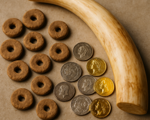 Пілдің сүйегі немесе алғашқы ақша қалай пайда болды?