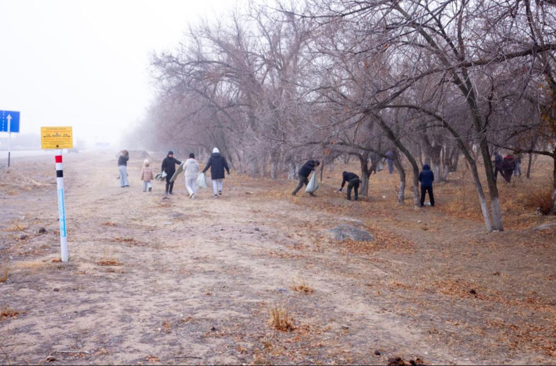 Алматы – Қонаев тас жолының бойы қоқыстан тазартылды