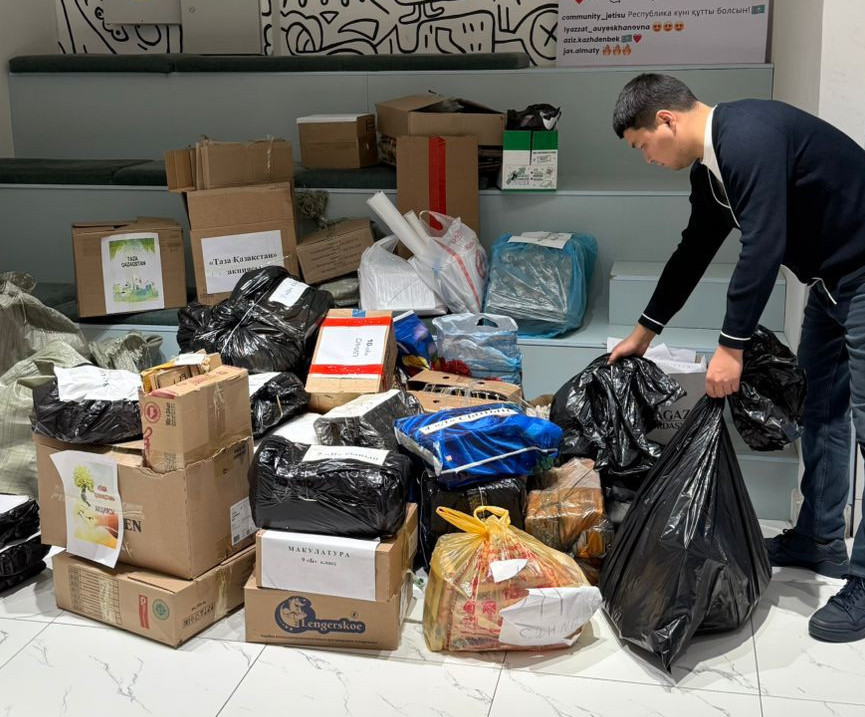 «Қағаз boom» экологиялық акциясында 2 тонна қағаз жиналды