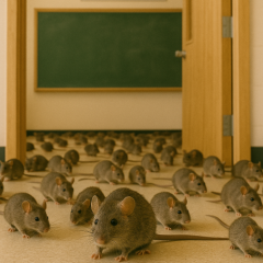 Атырау облысының ауылында тышқандар көбейіп, мектептер мен балабақшалар жабылды