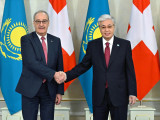 Мемлекет басшысы Швейцария вице-президенті Ги Пармеланмен келіссөз жүргізді