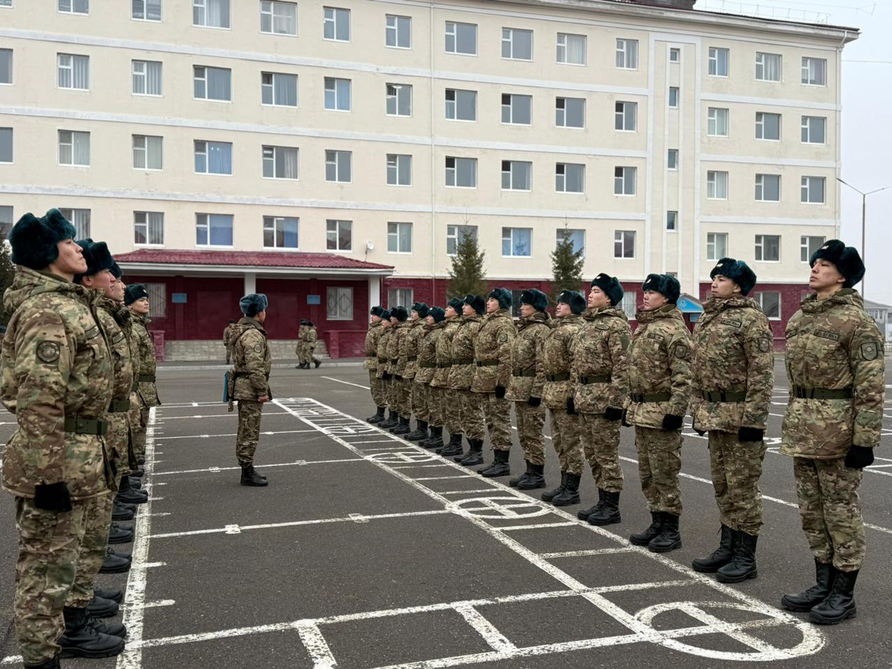 Ұланның 5573 әскери бөліміне жас сарбаздардың жаңа легі қосылды