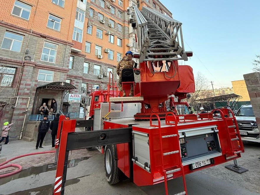 Қызылордада 13 адам өрттен құтқарылды