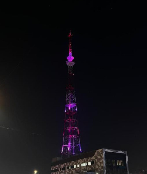 Тәуелсіздік күніне орай Алматыдағы телемұнара жаңа келбетке енді