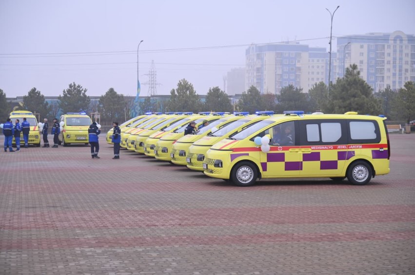 Жедел жәрдем қызметі автокөлік қорын жаңартты