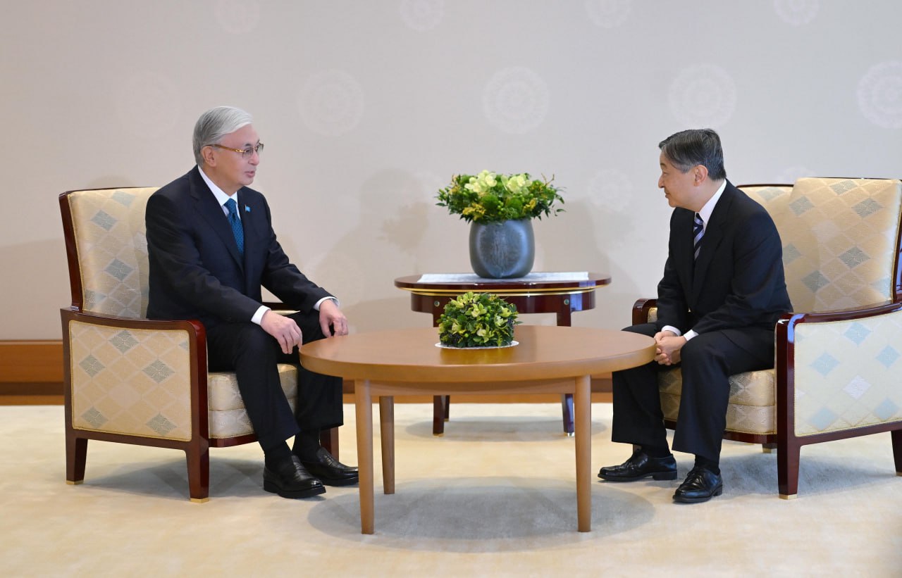 Мемлекет басшысы Жапония Императоры Нарухитомен кездесті