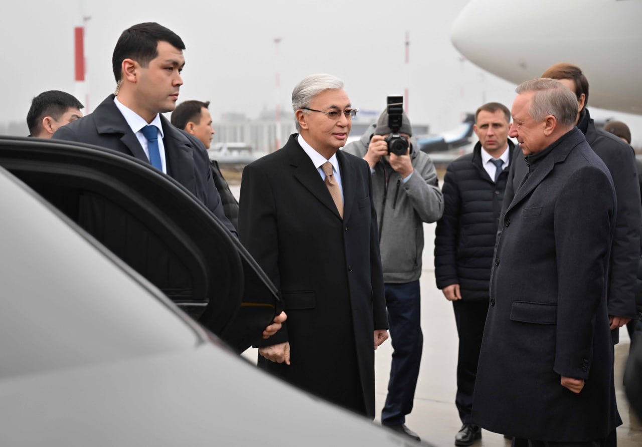 Мемлекет басшысы Қасым-Жомарт Тоқаев Санкт-Петербург қаласына барды