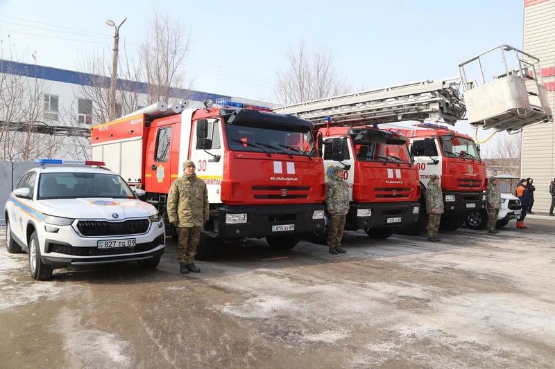 Баянауыл ұлттық паркіне жаңа өрт сөндіру техникалары берілді
