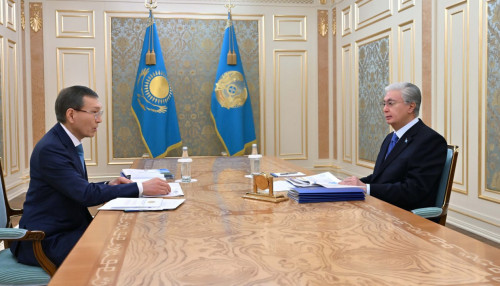 Президент Орталық референдум комиссиясының төрағасын қабылдады