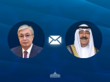 Президент Кувейт Әміріне құттықтау жеделхатын жолдады