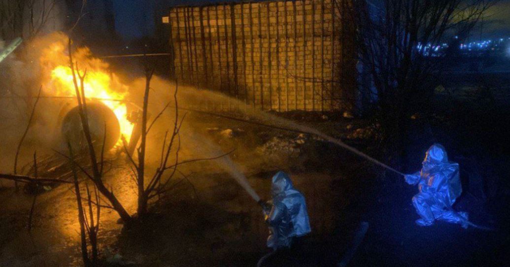 Ақтөбеде газ құю стансасында жарылыс болды