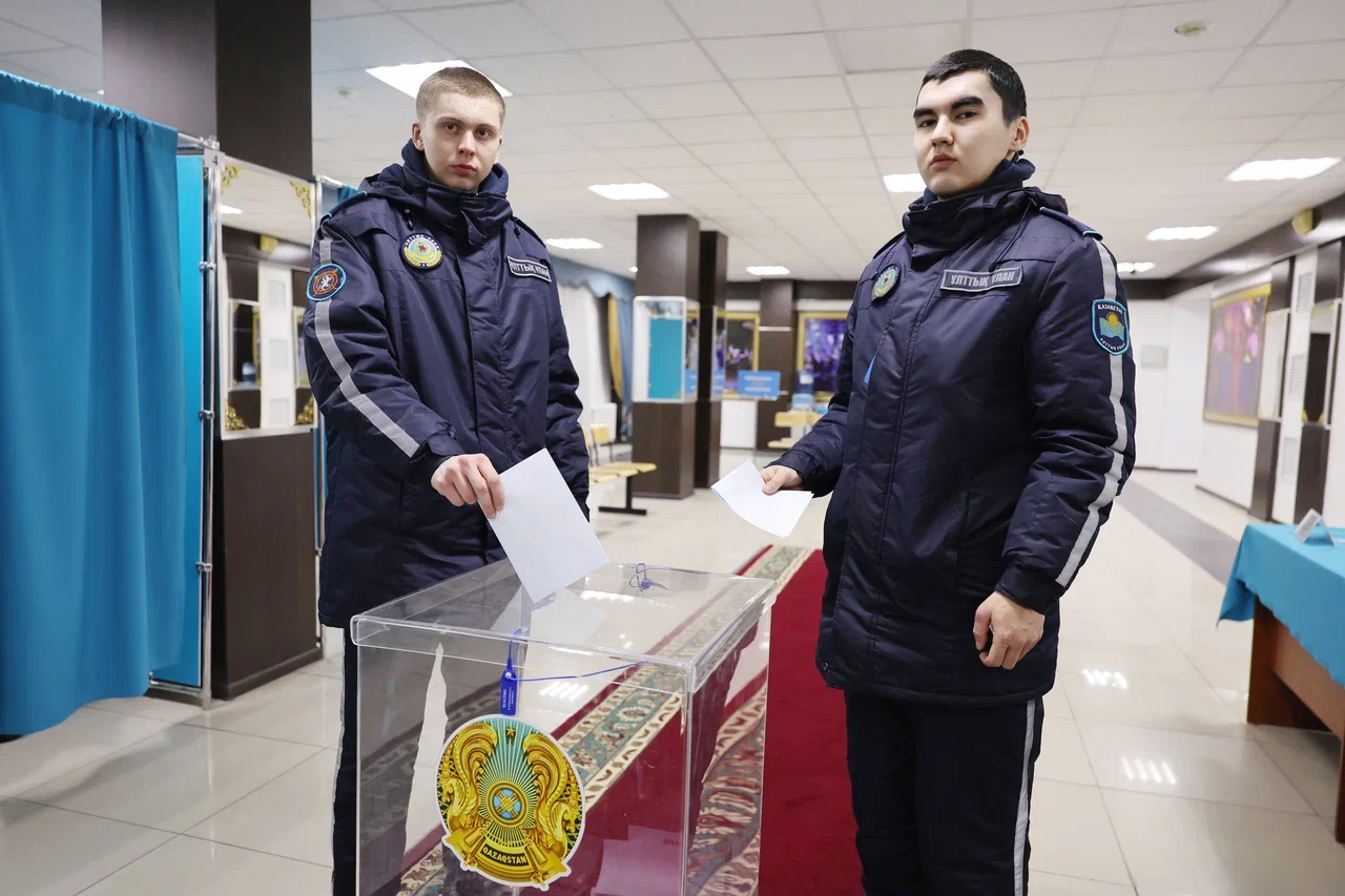 Ұлттық ұланның сарбазы туған күнінде алғаш рет дауыс берді