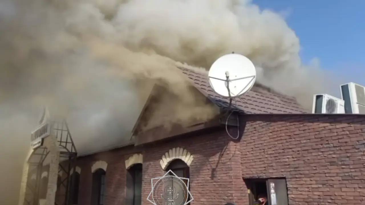 Оралда дәмханадан өрт шықты