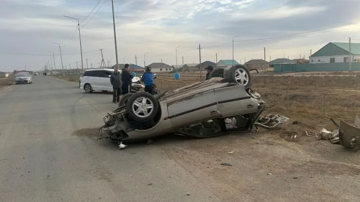 Атырау облысында жол апатынан екі бала көз жұмды