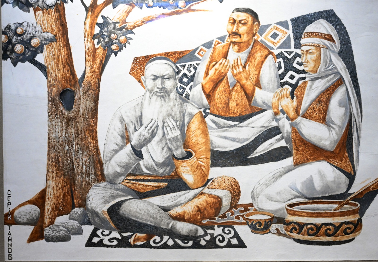 Ұлттық орталық музейде айрықша сурет көрмесі ашылды