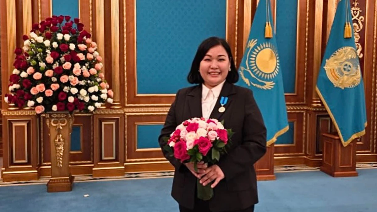Жас ғалым Асия Ермухамбетова «Ерен еңбегі үшін» медалімен марапаттады
