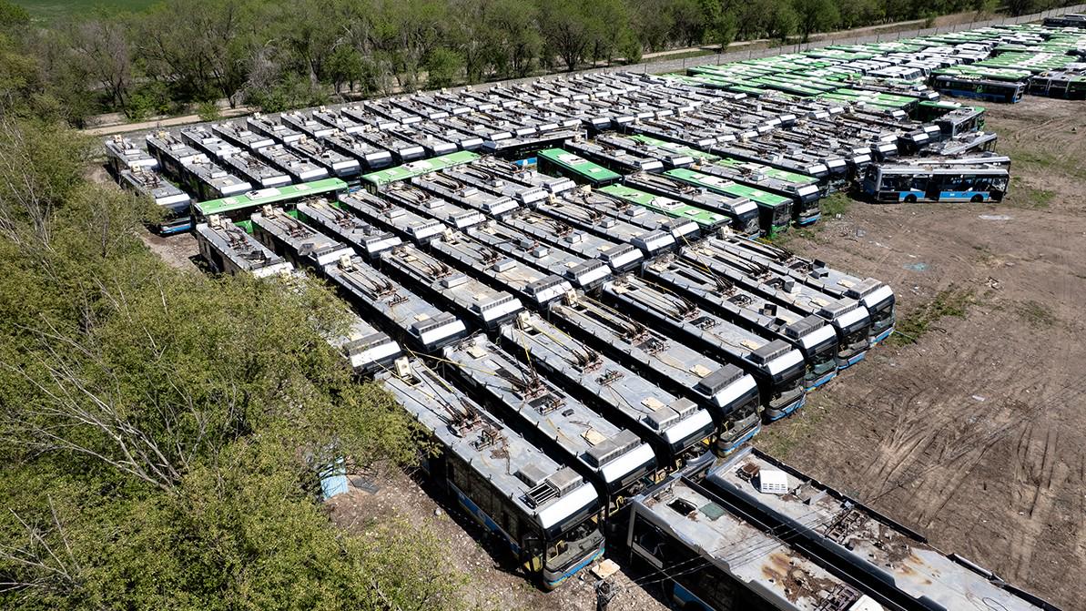 Алматы қоғамдық көлігінің ескі паркі басқа аумаққа ауыстырылды