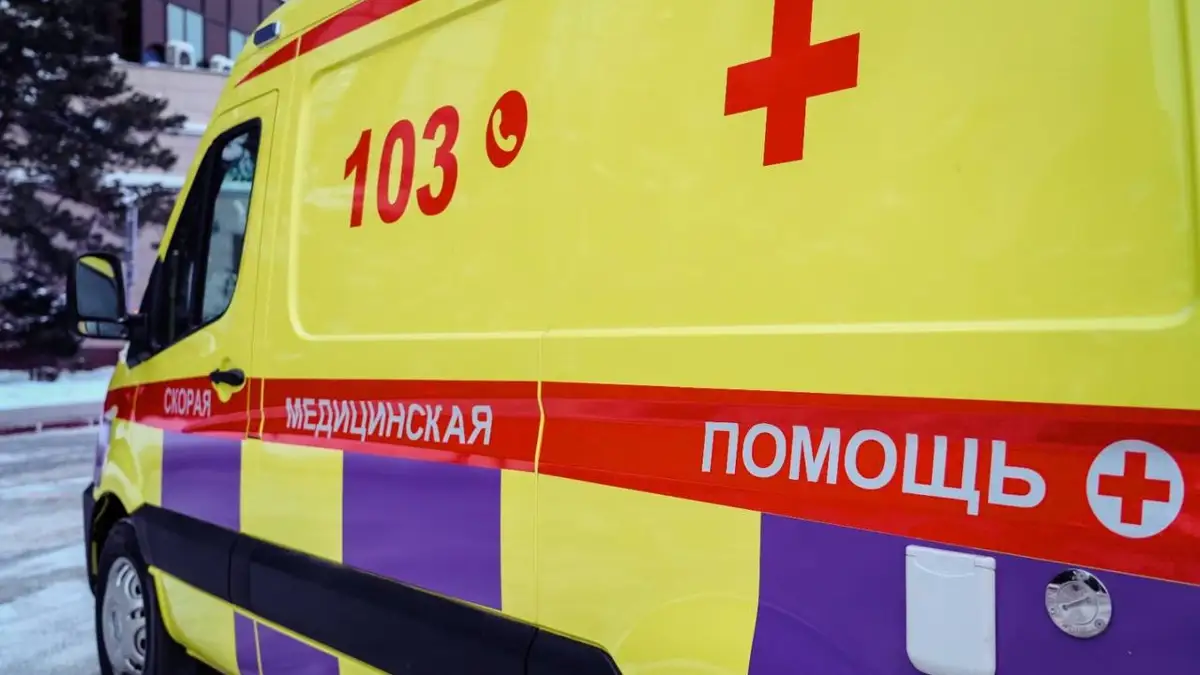 Рудныйда жедел жәрдем көлігі жаяу жүргіншіні қағып кетті