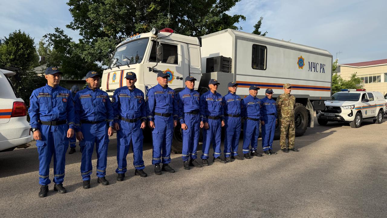 Қазақстандық құтқарушылары Тәжікстанда өтетін  оқу-жаттығуға келді