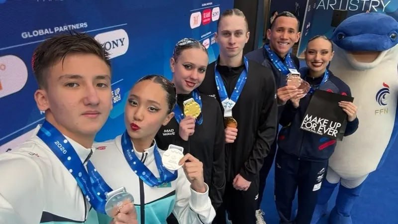 Қазақстан құрамасы әртістік жүзуден Әлем кубогы кезеңінде екі қола медаль жеңіп алды
